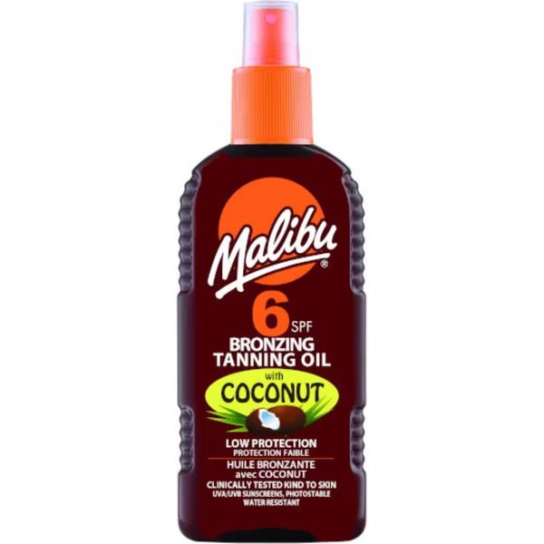 Malibu Bronzing Olio Abbronzante Con Cocco SPF6 200Ml-image