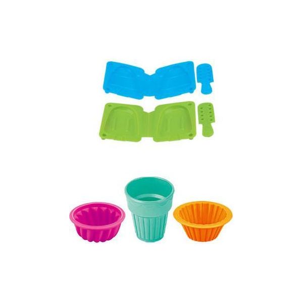 Set Per La Preparazione Del Gelato - Argilla A 3 Colori - 6 Dlg.-image