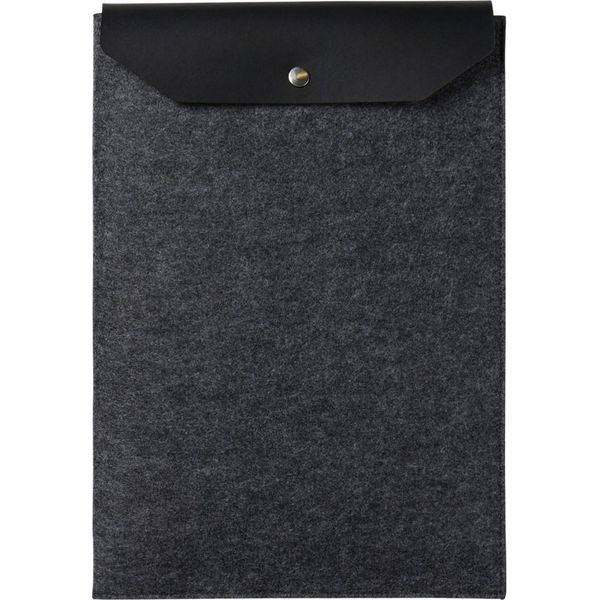 Vinga - Custodia Per Computer Portatile "Albon"", Feltro Riciclato XD1255 (0,7 Cm X 25 Cm X 35,5 Cm) (Nero)"-image