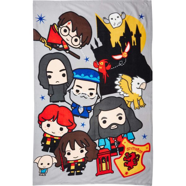 Harry Potter - Coperta Con Ciondolo, Pile TC595 (150 Cm X 100 Cm) (Colorato)-image