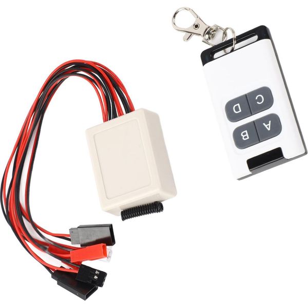 Rc Modello Auto Verricello Controllore Universale Arrampicata Auto 4 Canali Verricello Luce Telecomando Per 1/10 Rc Veicoli Cingolati-image