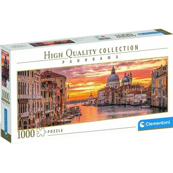 Clementoni Puzzle 1000 Panorama Del Canal Grande Di Venezia 39426-image