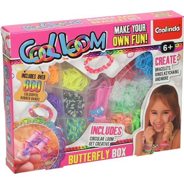 Paulinda Cool Loom In Scatola Per Farfalle, 600 Pezzi.-image