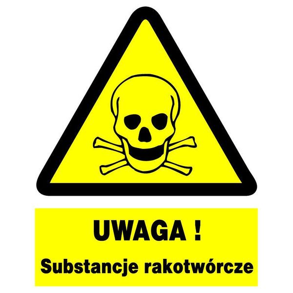 Attenzione Alle Sostanze Radioattive - Cartello 225X275 Cartello Di Avvertimento In Pvc-image