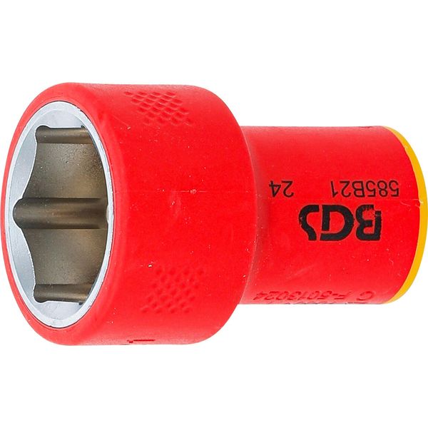 Chiave A Bussola Vde Con Inserto Esagonale | Attacco Quadro 10 Mm (3/8") | Sw 21 Mm"-image