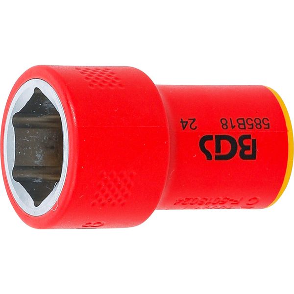 Chiave A Bussola Vde Con Inserto Esagonale | Attacco Quadro 10 Mm (3/8") | Sw 18 Mm"-image