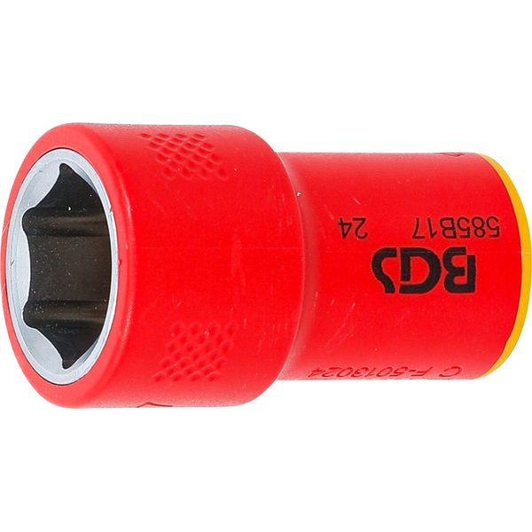 Chiave A Bussola Vde Con Inserto Esagonale | Attacco Quadro 10 Mm (3/8") | Sw 17 Mm"-image