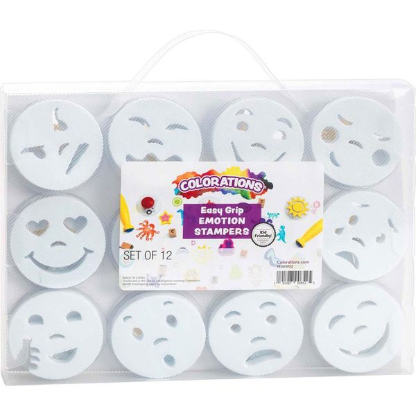Colorations - Easy Grip Emotiestempels, 12St.-image
