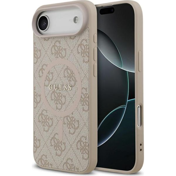 Custodia Per Iphone Air, Guess Hardcase 4G Ring Classic Logo Con Magsafe, Rosa-image