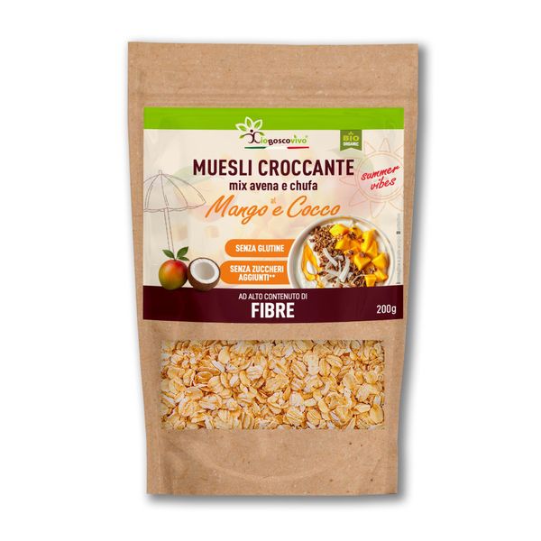 Muesli Croccantemango E Cocco | Senza Glutine, Zero Zuccheri Aggiunti 200G-image