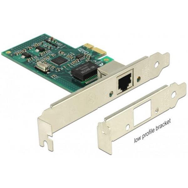 Scheda Pci Express Delock > 1 X Gigabit Lan - Scheda Di Rete - Pcie 1.1 Low-Profile - Gigabit Ethernet-image