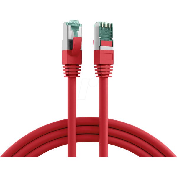 Efb MK6001.0,25R Efb RJ45 Patchkabel S/Ftp, Cat.6A, Lszh, 0,25M, Rot-image