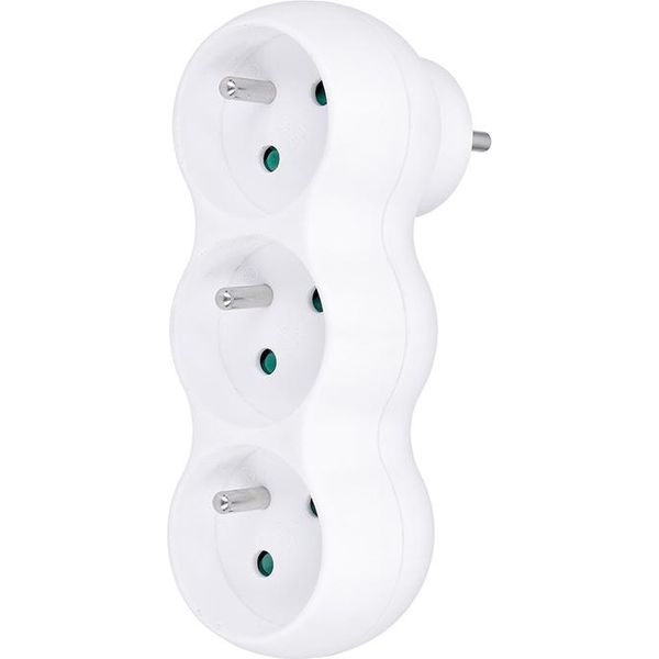 Solight Presa Bianca 3X10A P101-image