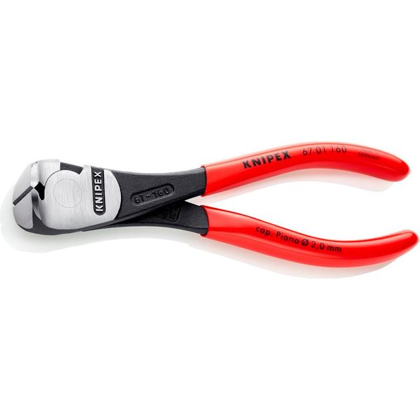 Frese Diagonali Knipex Din Iso 5748 Lunghezza 160 Mm Con Smusso Lucidato Rivestito In Plastica - 67 01 160 Sb-image
