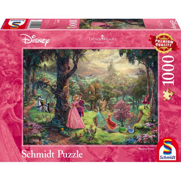 Schmidt Spiele Schmidt Spiele Disney DornröSchen, Puzzle Thomas Kinkad 59474-image
