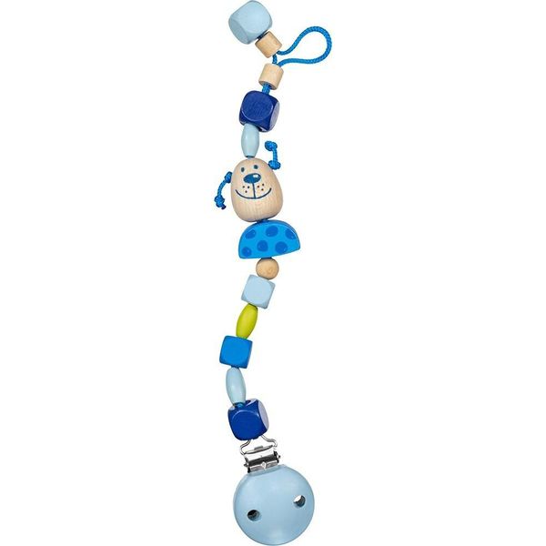 Selecta Babywelt Catena Di Ciucci In Legno Benno Cane 61054-image