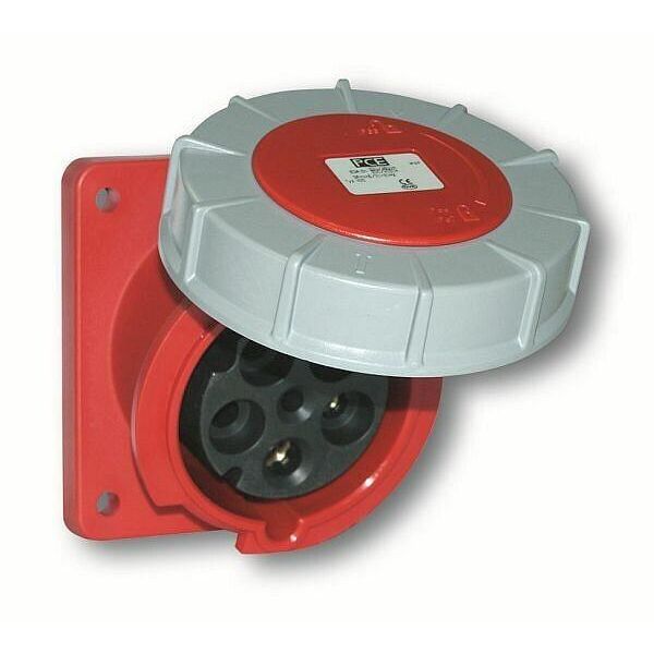 Pce Cee Presa Di Corrente Da Superficie Angolata 63A 5P 6H IP67 Twist 400V-image