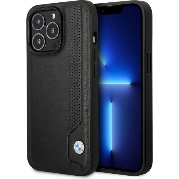 Etui Bmw Bmhcp14X22Rbdk Iphone 14 Pro Max 6,7 Czarny/Nero Custodia Rigida In Pelle Blu Dots-image