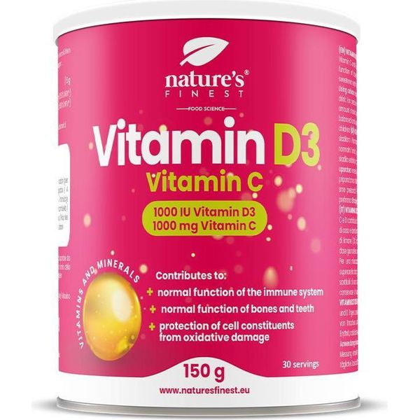 Vitamina D3 1000Iu + Vitamina C 1000Mg 150G-image