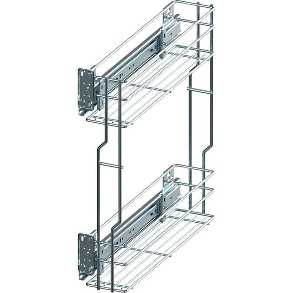 Estraibile Per Cucina Con Chiusura Ammortizzata, Armadio Da 15 Cm, Estraibile Per Armadio Da Cucina-image