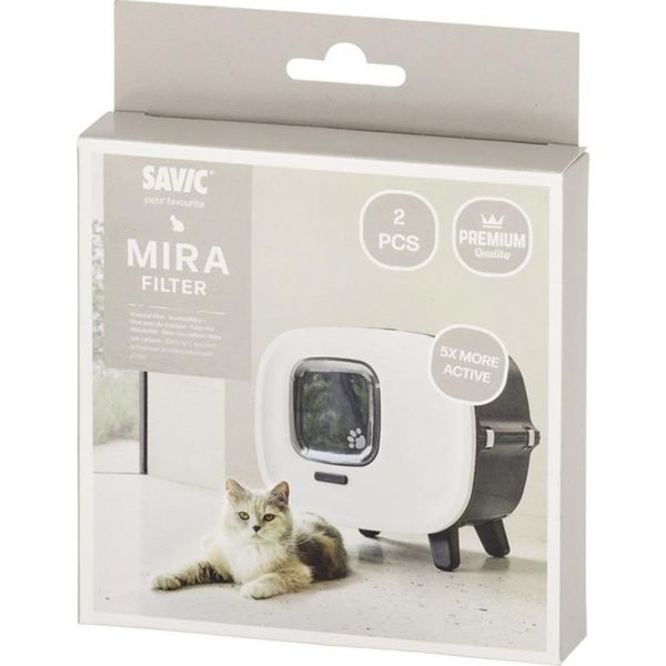 Savic Filter FüR Katzentoilette "Mira"" 2 St., 12 X 12 Cm"-image