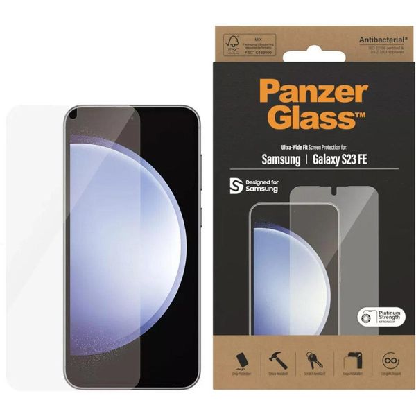 Panzerglass ® Screen Protector Samsung Galaxy S23 Fe | Ultra-Wide Fit-image