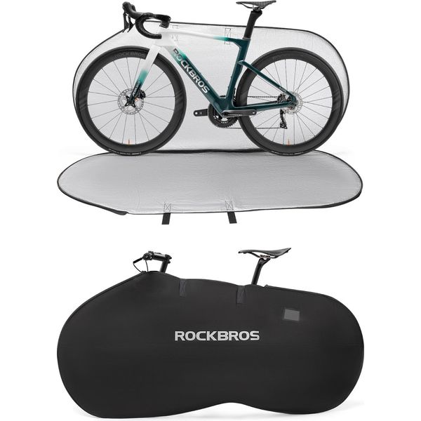 Rockbros Borsa Per Biciclette Fino A 26 Pollici Borsa Per Il Trasporto Borsa Per Il Trasporto Nero-image