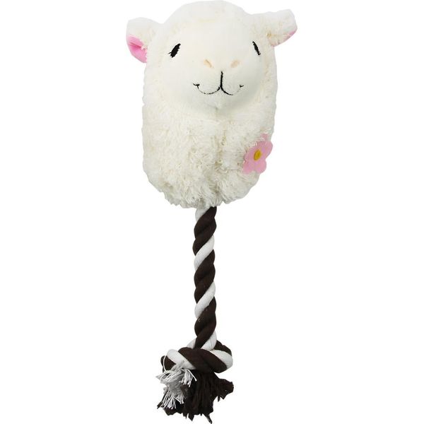 Pawise Giocattolo Per Cani In Peluche Di Alpaca Con Corda-image