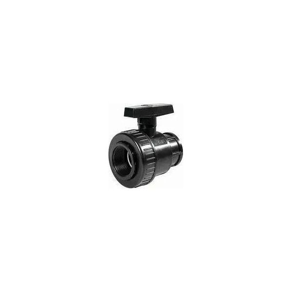 Rubinetto A Sfera Sab In Pvc 2'' F-F, Nero, Filettatura Interna-image