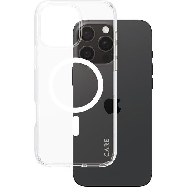 Panzerglass Care By ® Custodia Trasparente Urban Combat M. Weiß Magsafe Iphone 16 Pro Max, Cover, Apple, Apple - Iphone 16 Pro Max, Trasparente-image