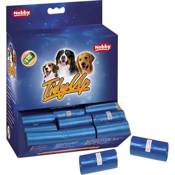 Nobby Tidyup Sacchetti Per Escrementi Blu Display 63 Rotoli Da 15 Sacchetti Ciascuno-image