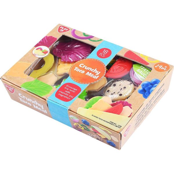 Giocattolo Taco Alimentare - 18 Pezzi - Giocattolo Colorato Per Bambini-image