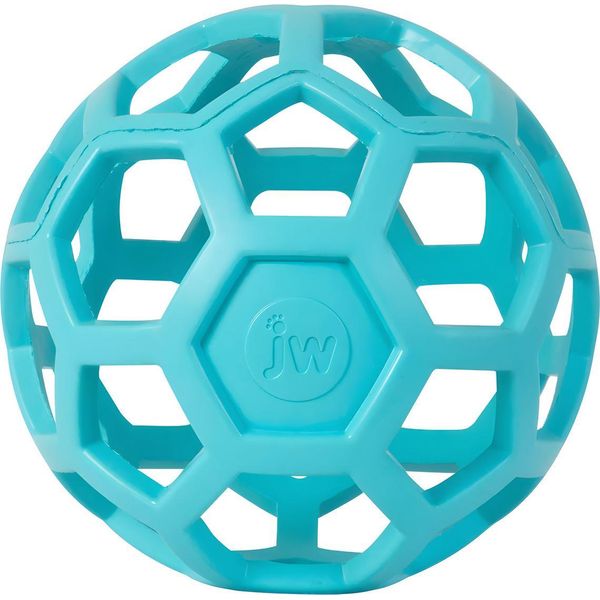 Jw Hol-Ee Roller M (11,5 Cm) Giocattolo A Sfera Per Cani Di Colore Azzurro-image