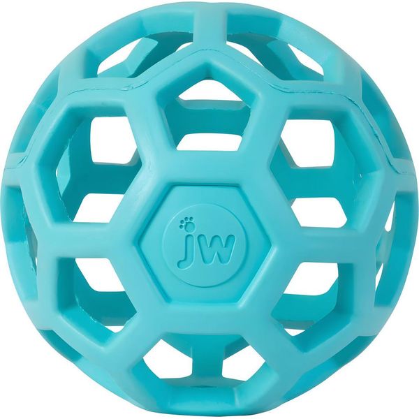 Jw Hol-Ee Roller L (15 Cm) Giocattolo Per Cani Con Pallina Blu Chiaro-image