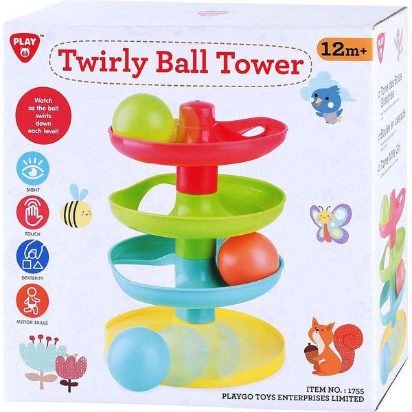 Gioco Con Torre Di Palline - Torre Di Palline Colorate Twirly 7 Pezzi-image