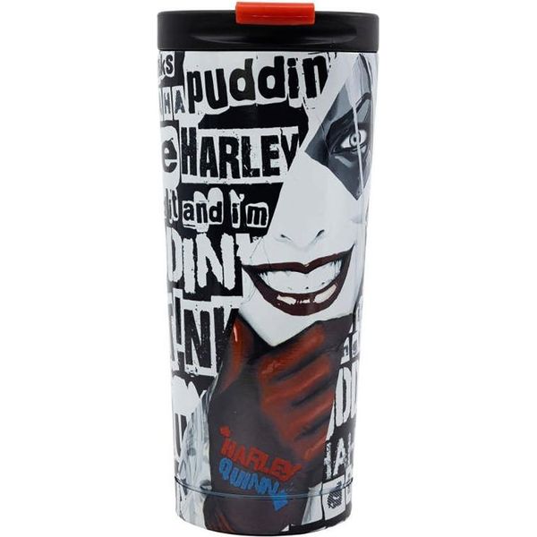 Stor Harley Quinn Dc Comics Thermo Mug 425Ml Trasparente Taglia Unica-image
