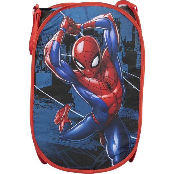 Spider-Man - Cestino Per Il Bucato, 80L TC432 (Taglia Unica) (Rosso/Blu)-image