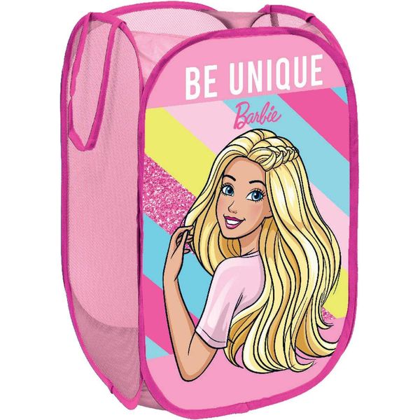 Barbie - Cestino Per Il Bucato Pop-Up TC719 (Taglia Unica) (Rosa)-image