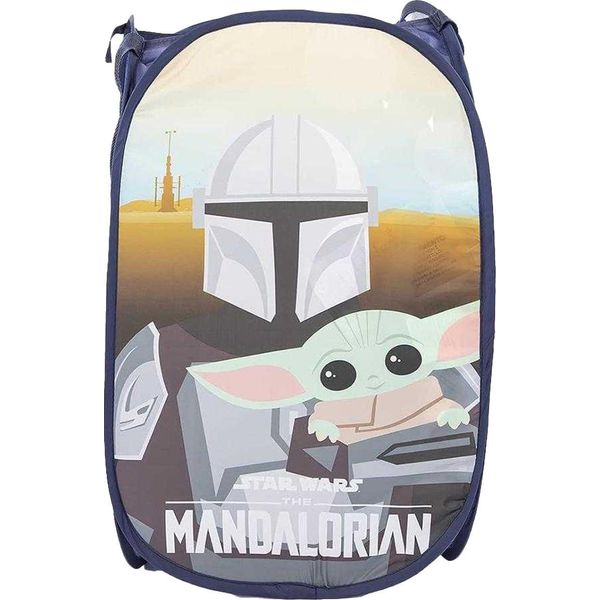Star Wars: The Mandalorian - Cestino Per Il Bucato Con Logo, 80L TC751 (Taglia Unica) (Colorato)-image