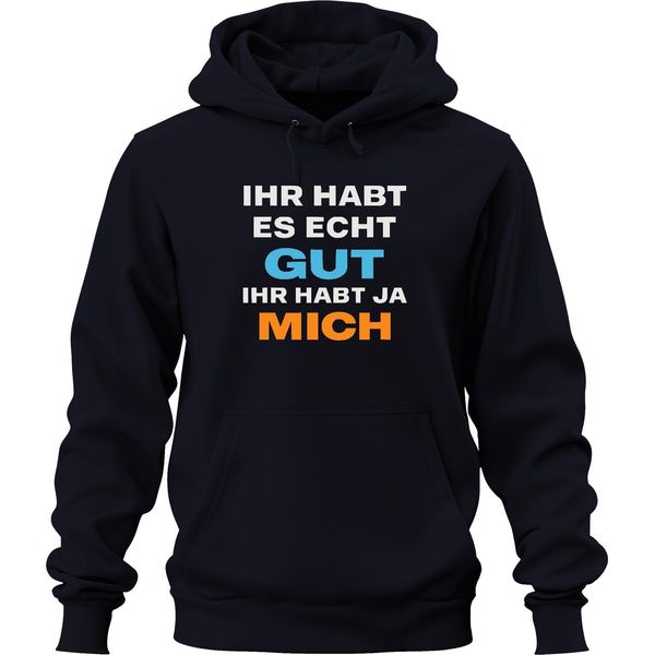 Hai Davvero Bene Hai Me Divertente Regalo Sarcastico Felpa Con Cappuccio Unisex, Navy, Xl-image