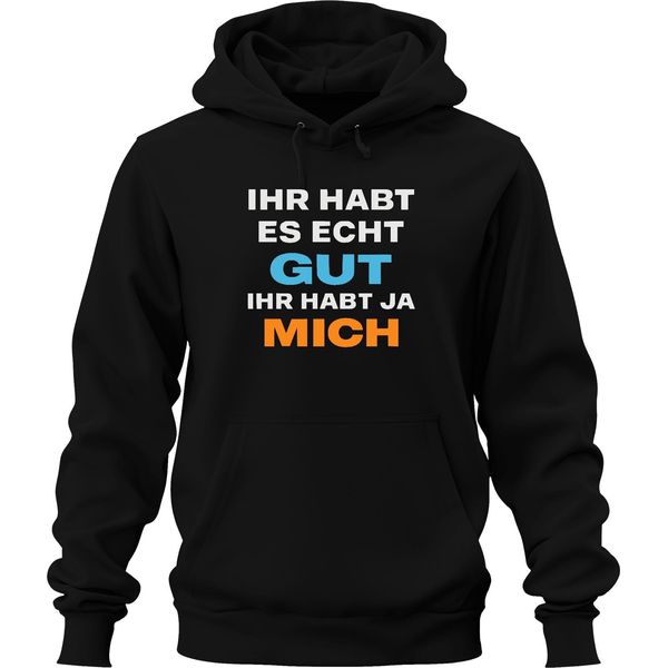 Hai Davvero Bene Hai Me Divertente Regalo Sarcastico Felpa Con Cappuccio Unisex, Nero, 3XL-image