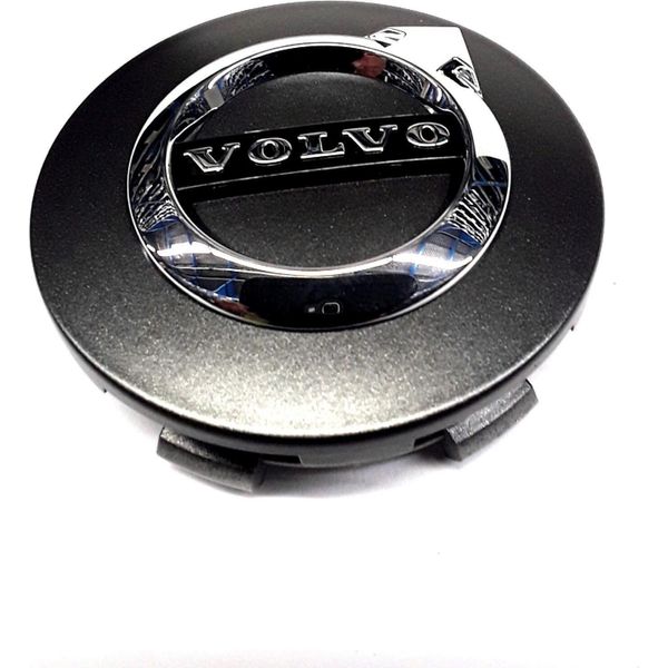 Volvo S90 V90 XC90 Ii Tappo Cerchio Alu Nero Opaco Oe 31400897-image