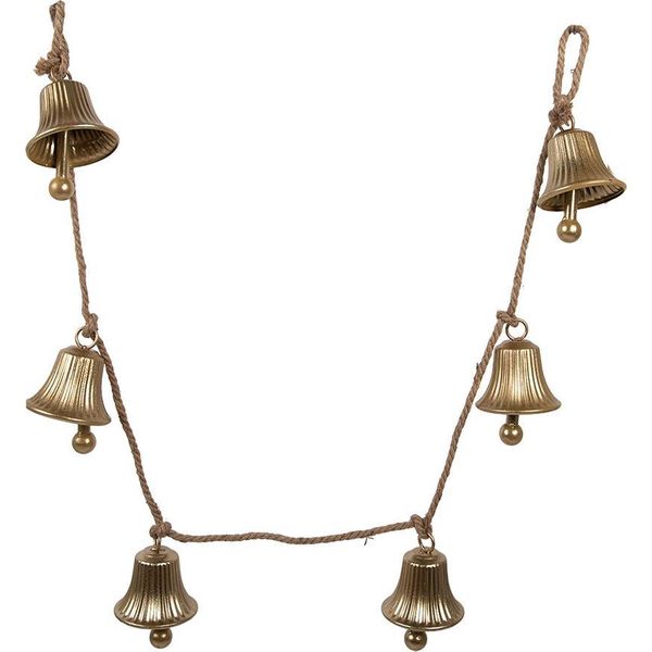 Campana Clayre & Eef 9X9X135 Cm Metallo Color Oro-image