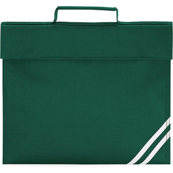 Quadra QD456 | Borsa Per Libri Classica / 36 X 30 Cm - Colore: Verde Bottiglia - Dimensioni: 36 X 30 Cm-image