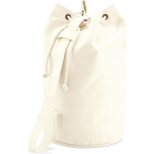 Quadra QD27 | Borsone In Tela | 30 X 53 X 30 Cm - Colore: Naturale - Dimensioni: 30 X 53 X 30 Cm-image