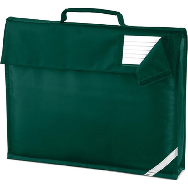 Quadra QD51 | Cartella Portadocumenti/Borsa Junior | 37 X 30 X 6 Cm - Colore: Verde Bottiglia - Dimensioni: 37 X 30 X 6 Cm-image