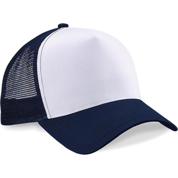 Cappello / Berretto / Berretto / Cappello Beechfield B640 | Snapback Trucker - Colore: French Navy/White - Taglia: Unica-image