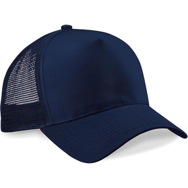 Beechfield B640 | Cappello / Berretto / Cappello Trucker Snapback - Colore: French Navy/French Navy - Taglia: Unica-image