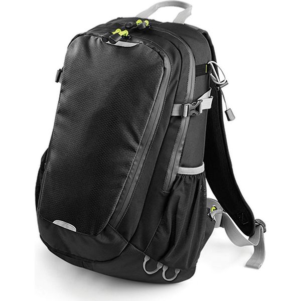 Quadra QX520 | Slx 20 Zaino Da Campeggio/Trekking | 31 X 48 X 20 Cm - Colore: Nero - Dimensioni: 31 X 48 X 20 Cm-image