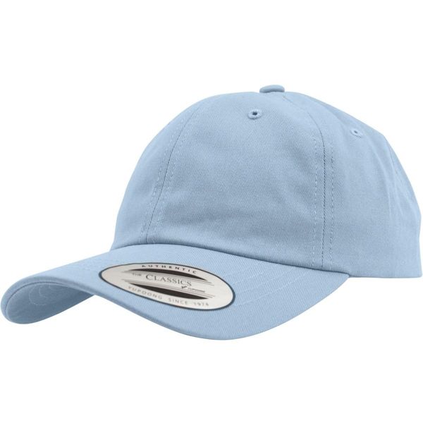 Flexfit 6245CM | Cappello A Basso Profilo In Twill Di Cotone - Colore: Azzurro - Taglia: Unica-image
